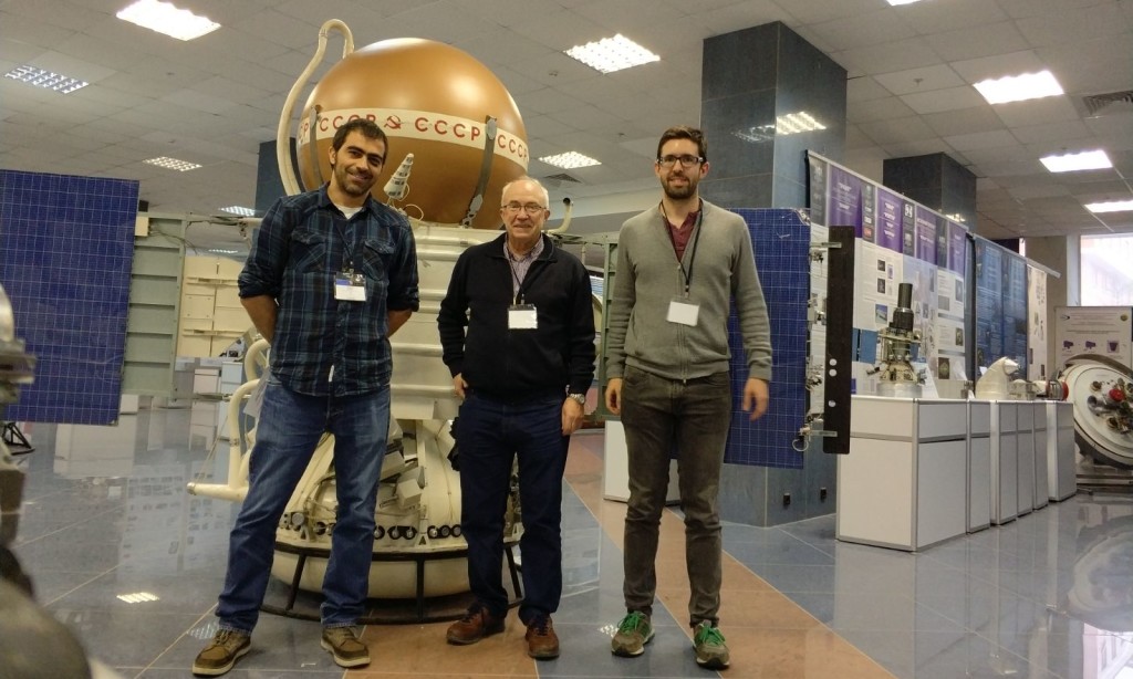 A. Moral, G. Lopez and F. Rull by a Venera probe prototype